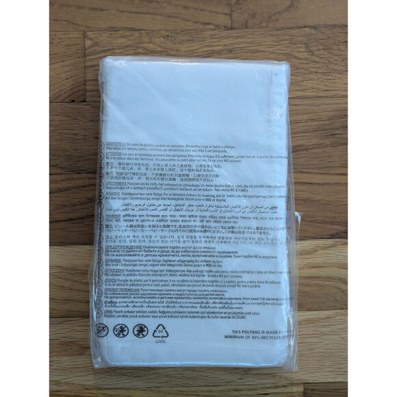 NWT Ralph Lauren Standard Sham Polo Navy White Palmer Percale Organic Cotton - Picture 3 of 3